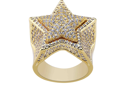 Men's Super Star Micro Pave Ring